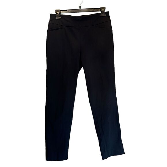 Talbots. Women’s Solid Black Side Pocket Slipon Pants. Size 4Petite. - Picture 1 of 6